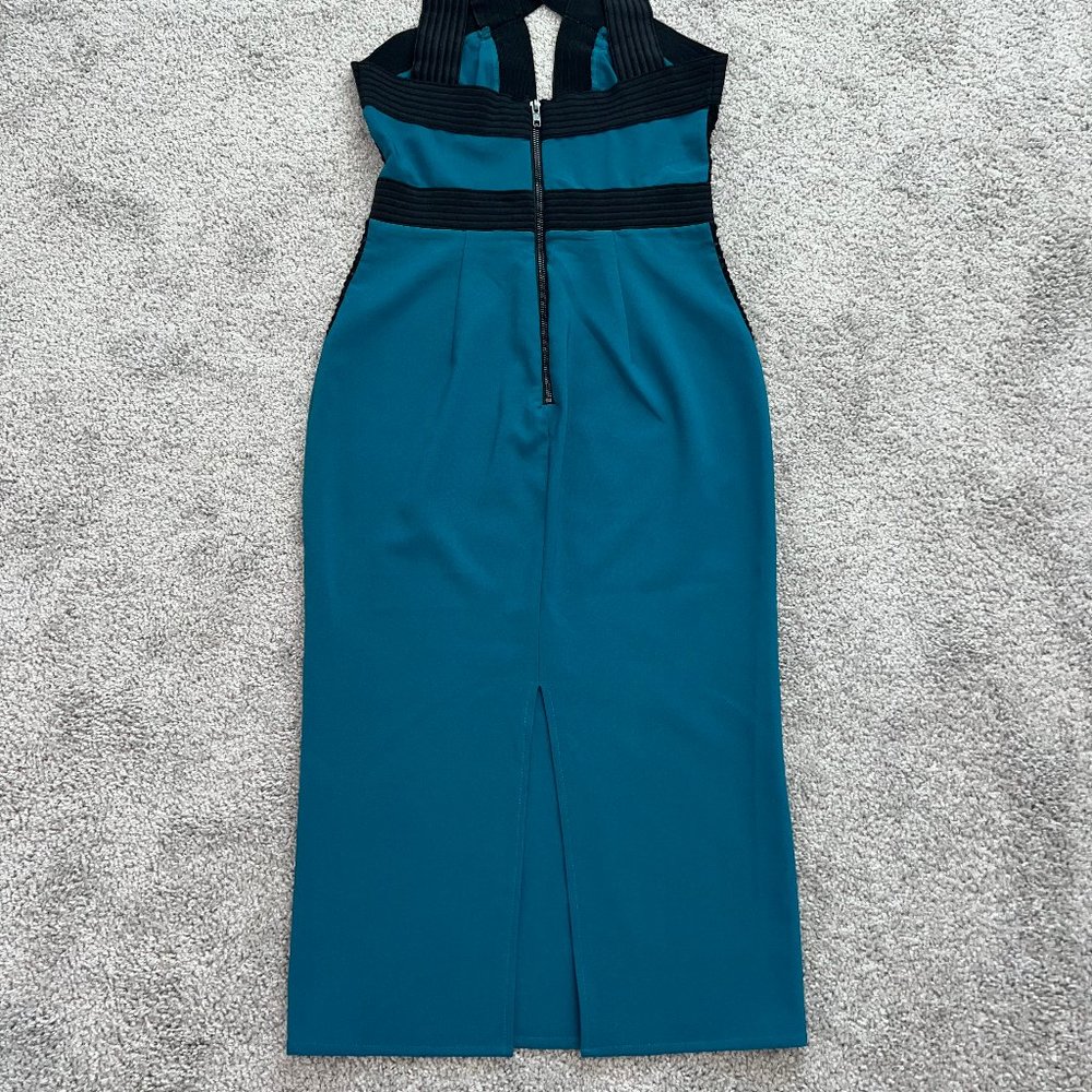 Michael Costello - Teal Dress - Medium - Picture 8 of 11